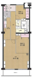 赤坂パークハウス 4階 間取り図