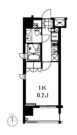 芝ウエスト 804 間取り図