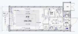 パレステュディオ渋谷イースト 6階 間取り図