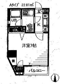 ベルファース新富町 301 間取り図