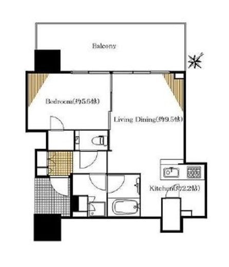 シティタワー目黒 10階 間取り図