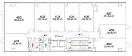 クロスオフィス渋谷 701 間取り図