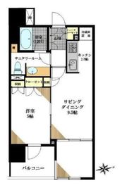 フォルム四谷外苑東 9階 間取り図