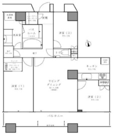 芝浦アイランド グローヴタワー 43階 間取り図