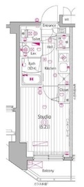 ガーラ・プレシャス代々木北参道 9階 間取り図