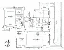 パークハウス赤坂新坂 5階 間取り図