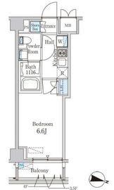 スタイリオ渋谷南平台 305 間取り図