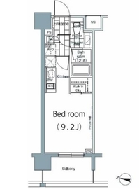 パークハビオ恵比寿 1005 間取り図