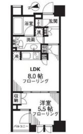 シティハウス東京新橋 3階 間取り図