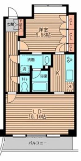 ガーデン目黒南 322 間取り図