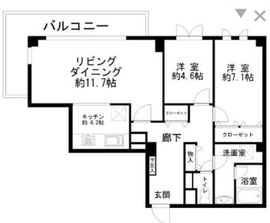 広尾ガーデンヒルズ 5階 間取り図