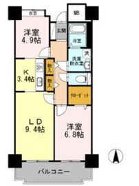 品川シーサイドビュータワー1 1210 間取り図