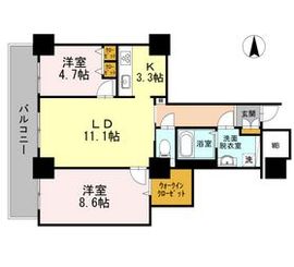 品川シーサイドビュータワー1 1319 間取り図