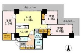 品川シーサイドビュータワー1 1901 間取り図