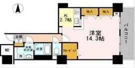 品川シーサイドビュータワー1 2302 間取り図