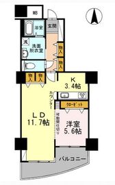 品川シーサイドビュータワー2 1403 間取り図