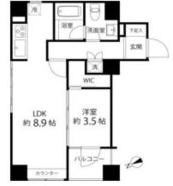 ハイリーフ上野 401 間取り図