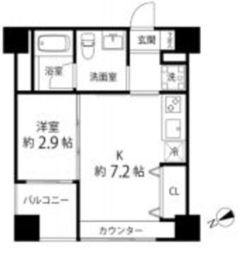 ハイリーフ上野 402 間取り図