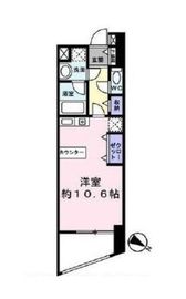 カームコート白金高輪 603 間取り図