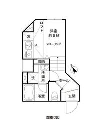 コートヤード南青山 101 間取り図