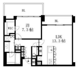 グランドメゾン白金 4階 間取り図