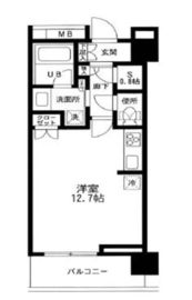 プリズムタワー 8階 間取り図