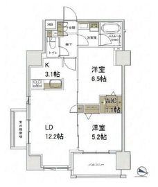 キュロコ日本橋 4階 間取り図