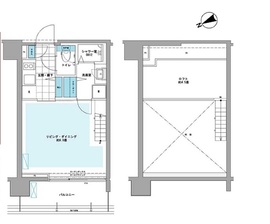 プライムアーバン芝浦LOFT 506 間取り図