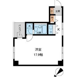 S-FORT日本橋箱崎 404 間取り図