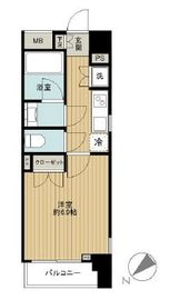 レフィール銀座フロント 2階 間取り図