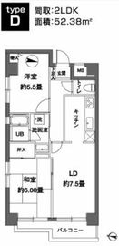 カスタリア新宿7丁目 403 間取り図