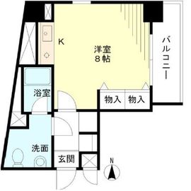 ポプラハウス 205 間取り図