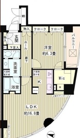 パーシモンヒルズ 402 間取り図