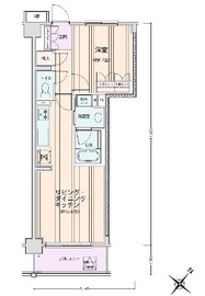 エスティメゾン豊洲レジデンス E630 間取り図