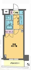 カスタリア東日本橋2 202 間取り図