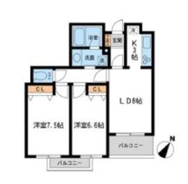 ローレルフラット 401 間取り図