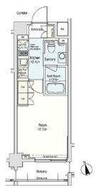 カスタリア大森3 306 間取り図