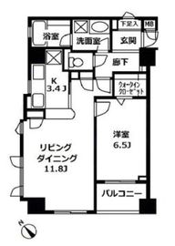 ウィステリアコート代官山 2階 間取り図