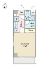 アルティス芝公園 501 間取り図