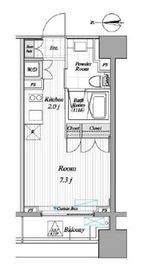 レジディア錦糸町2 402 間取り図