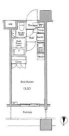 レジディア錦糸町 811 間取り図