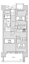 ドゥーエ両国2 303 間取り図