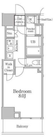 レジディア三軒茶屋3 302 間取り図