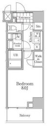 レジディア三軒茶屋3 403 間取り図