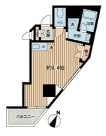 神楽坂フラッツ 903 間取り図