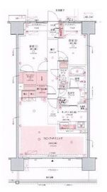 クレヴィア辰巳 13階 間取り図