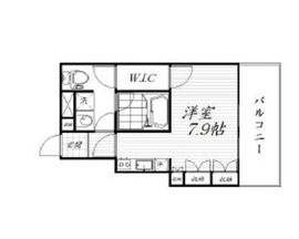 プレミスト新宿山吹 8階 間取り図