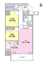 スタイリオ品川中延 1308 間取り図