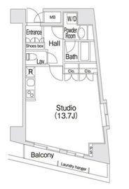 コンフォリア池尻 303 間取り図