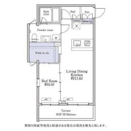 レ・サン・サーンス 201 間取り図